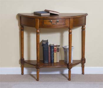 Furniture123 Versailles Half Moon Table