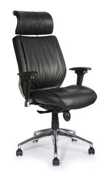 Furniture123 Walcote 555 Leather Faced Executive Chair