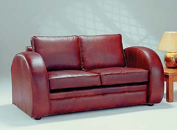 Furniture123 Waldorf Leather 2 1/2 Seater Sofabed