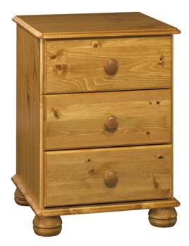 Furniture123 Woking 3 Drawer Bedside Chest