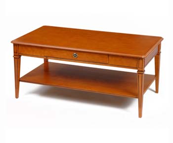 Furniture123 Yarlside 1 Drawer Rectangular Coffee Table in