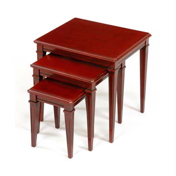 Furniture123 Yarlside Nest of Tables in Mahogany