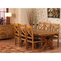 Furniturelink - Provence Dining Table with 6