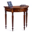 FurnitureToday Accent Mahogany Fluted Console Table