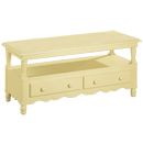 FurnitureToday Amaryllis French style coffee table with drawers