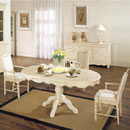 FurnitureToday Amaryllis French style pillar dining table