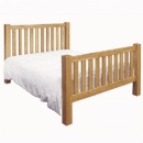FurnitureToday Antibes light slatted bed