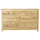 FurnitureToday Arundel oak 3 over 4 chest