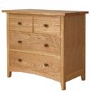 FurnitureToday Ash 4 drawer chest of drawers