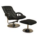 FurnitureToday Aspen Recliner Chair with Footstool