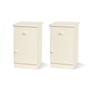 FurnitureToday Avimore Painted 1 Door Locker Pair