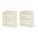 FurnitureToday Avimore Painted 2 Drawer Locker Pair