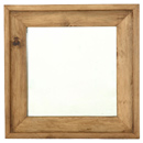 FurnitureToday Breton pine small square mirror