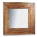 FurnitureToday Brooklyn Oak Square Mirror