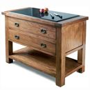 FurnitureToday Brooklyn Reclaimed Oak Kitchen Island Unit