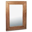 FurnitureToday Brooklyn Reclaimed Oak Large Rectangular Mirror