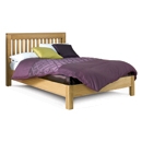 FurnitureToday Bruges Oak Slatted Bed