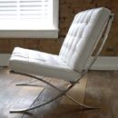 C Living Barcelona chair and stool white