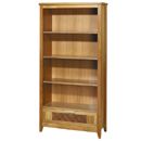 FurnitureToday Cafe Oak High Bookcase DISCONTINUED MAR