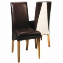 FurnitureToday Cafe Oak pair of Dining Chairs 