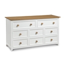 Capri Painted Pine 2 over 6 Drawer Chest