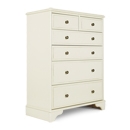 FurnitureToday Chateau Cream 2 over 4 Chest