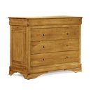FurnitureToday Chateau Oak 4 Drawer Large Chest