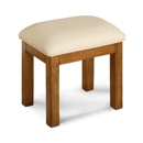 FurnitureToday Chateau Oak Dressing Table Stool