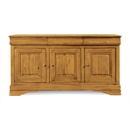 FurnitureToday Chateau Oak Large Dresser Base