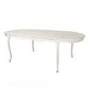 FurnitureToday Chateau white painted oval dining table 