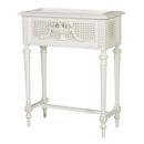 FurnitureToday Chateau white painted small plant stand