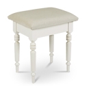 FurnitureToday Chateau White Stool