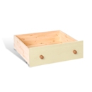 FurnitureToday Chunky Pine Ivory Underbed Drawer