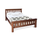FurnitureToday Chunky Pine Mocha Bed