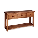 FurnitureToday Chunky Pine Mocha Large Console Table