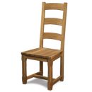 FurnitureToday Chunky Plank Oak Dijon dining chair