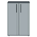 FurnitureToday Contempo Flair Futuristic Small Cupboard 