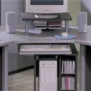 FurnitureToday Contempo Flair Keyboard pedestal Alu