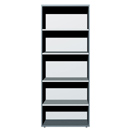 FurnitureToday Contempo Flair Tall Aluminium Shelving