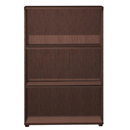 FurnitureToday Contempo Imperial Dark Wood Shelving