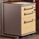 FurnitureToday Contempo Imperial Maple File Roller Container