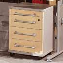 FurnitureToday Contempo Imperial Maple Roller Cabinet 