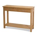 FurnitureToday Contemporary Oak Console Table