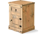 FurnitureToday Corona Pine Bedside