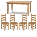 FurnitureToday Corona Pine Dining Set