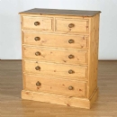 FurnitureToday Cotswold Pine 2 over 4 chest of drawers