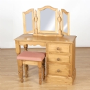FurnitureToday Cotswold Pine 3 Drawer Dressing Table option 3