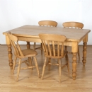Cotswold Pine 32mm Top Dining Set