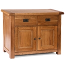 FurnitureToday Cotswold Rustic Oak Small Sideboard