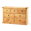FurnitureToday Cottingham Solid Pine 3 over 4 Chest